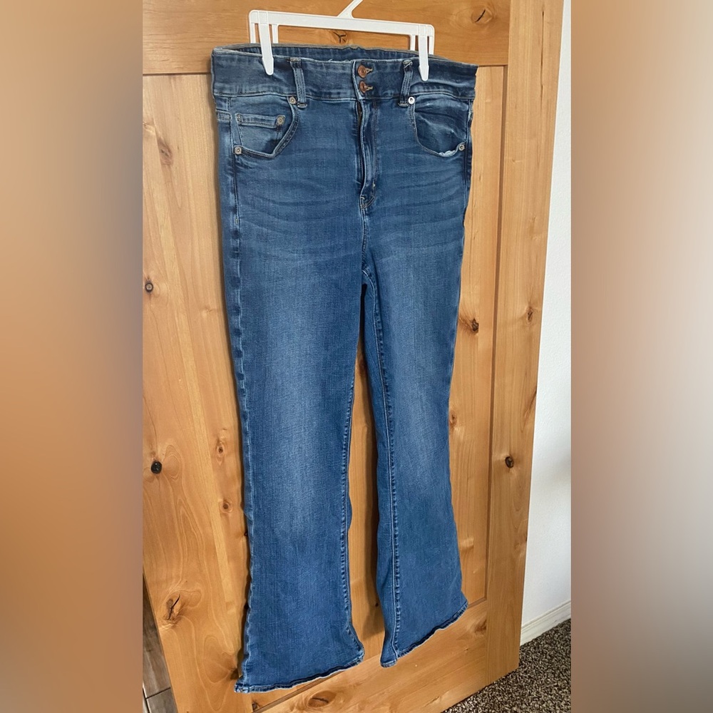 American Eagle High Rise Artistic Flare - Size 14